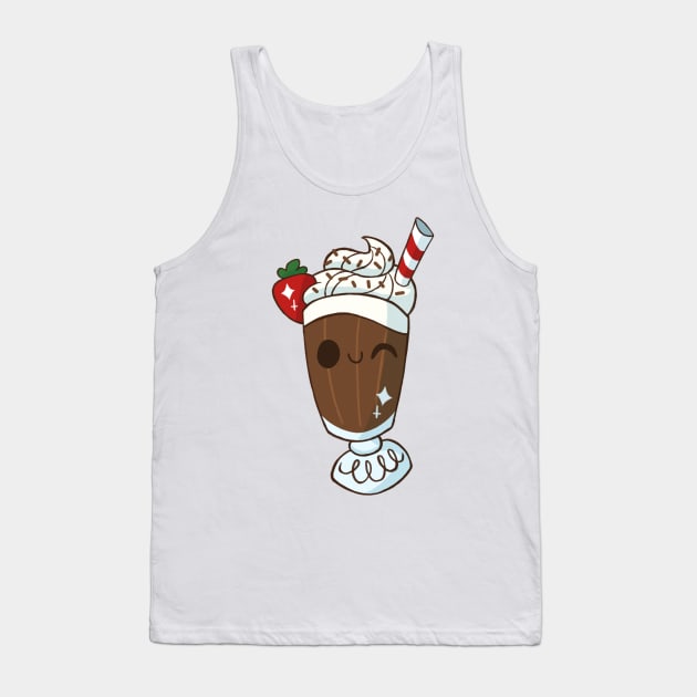 Chocolate Milkshake Tank Top by mimiranger